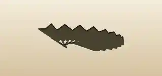 Hand Fan silhouette