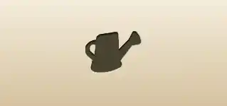 Watering Can silhouette