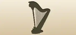 Harp silhouette