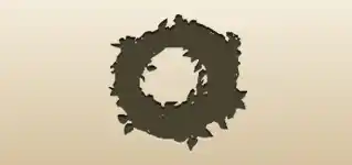 Wreath silhouette