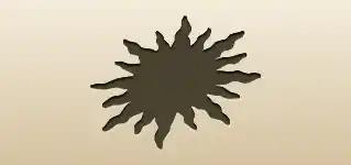 Sun silhouette