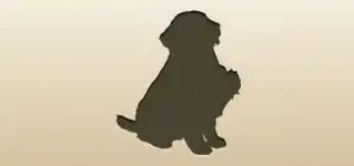 Dog silhouette