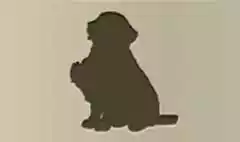 イヌのシルエット