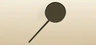 Lollipop silhouette