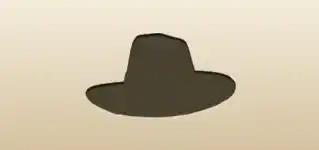 Straw Hat silhouette