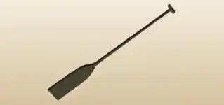 Oar silhouette