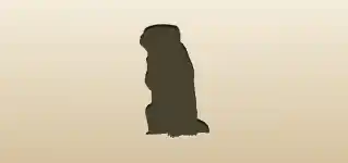 Marmot silhouette