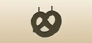 Pretzel silhouette