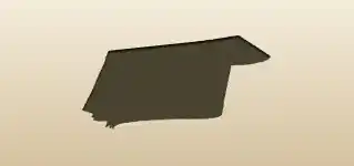Newspaper silhouette