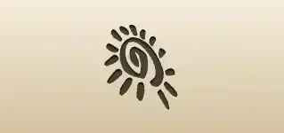Sun silhouette