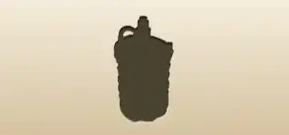 Basket Flask silhouette