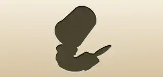 Can of Paint silhouette