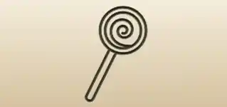 Lollipop silhouette