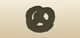 Pretzel silhouette
