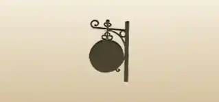 Clock silhouette