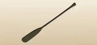 Oar silhouette