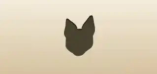 Dog silhouette