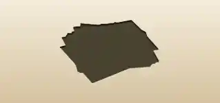 Letters silhouette