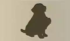 イヌのシルエット