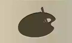 パレットのシルエット