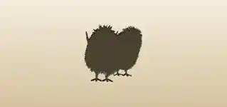 Chicks silhouette