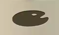 パレットのシルエット