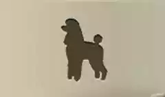 イヌのシルエット