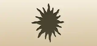 Sun silhouette