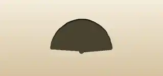 Hand Fan silhouette