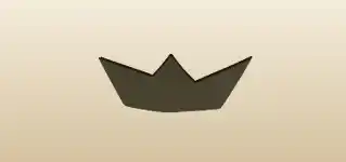 Paper Boat silhouette