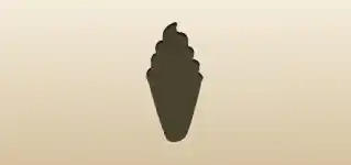 Ice Cream silhouette