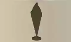 アイスクリームのシルエット