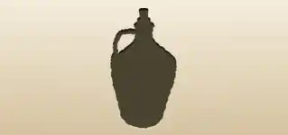 Basket Flask silhouette