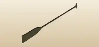 Oar silhouette