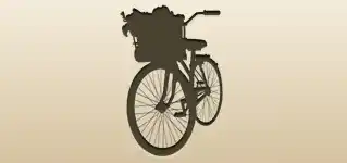Bicycle silhouette