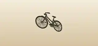 Bicycle silhouette