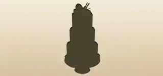 Cake silhouette