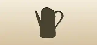 Watering Can silhouette