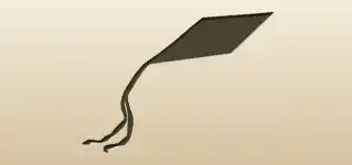 Kite silhouette
