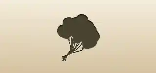 Balloons silhouette