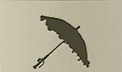 かさのシルエット