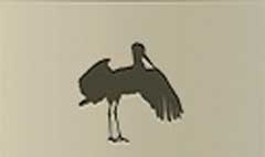 Stork silhouette