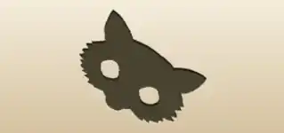仮面のシルエット