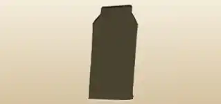 牛乳パックのシルエット