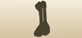 刺しゅう糸のシルエット