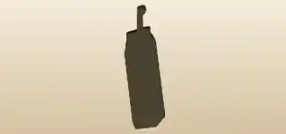 牛乳パックのシルエット