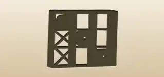 三目並べのシルエット