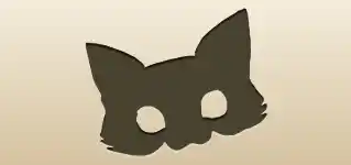 仮面のシルエット