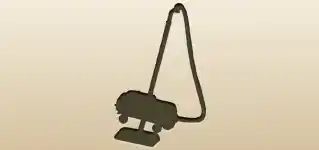 掃除機のシルエット