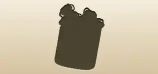 刺しゅう糸のシルエット